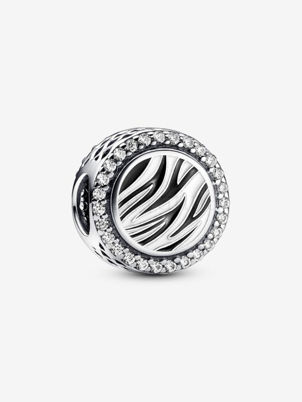 Pandora zebra print charm